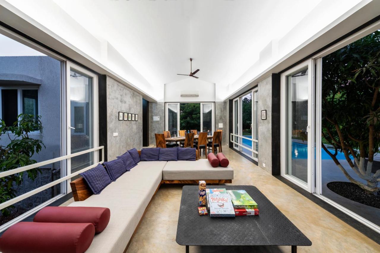 Saffronstays Casa Manga, Karjat - Pet-Friendly Pool Villa Near Nd'S Film World And Saltt Kültér fotó